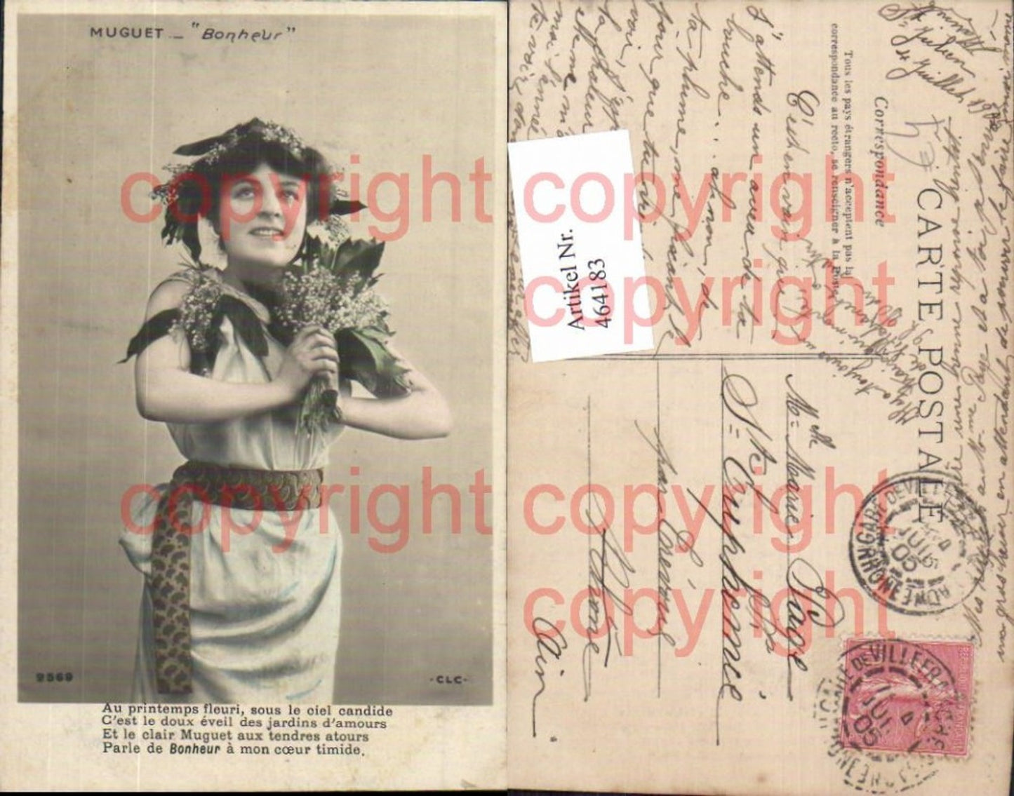 464183,Frau Edwardian Girl Blätter Blüten i. Haar Blumen Fashion Gürtel