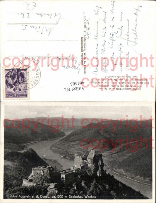 464503,Burg Ruine Aggstein Wachau