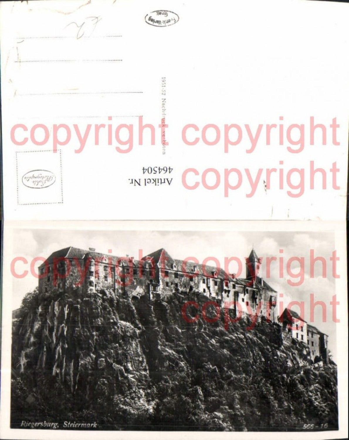 464504,Foto Ak Burg Riegersburg