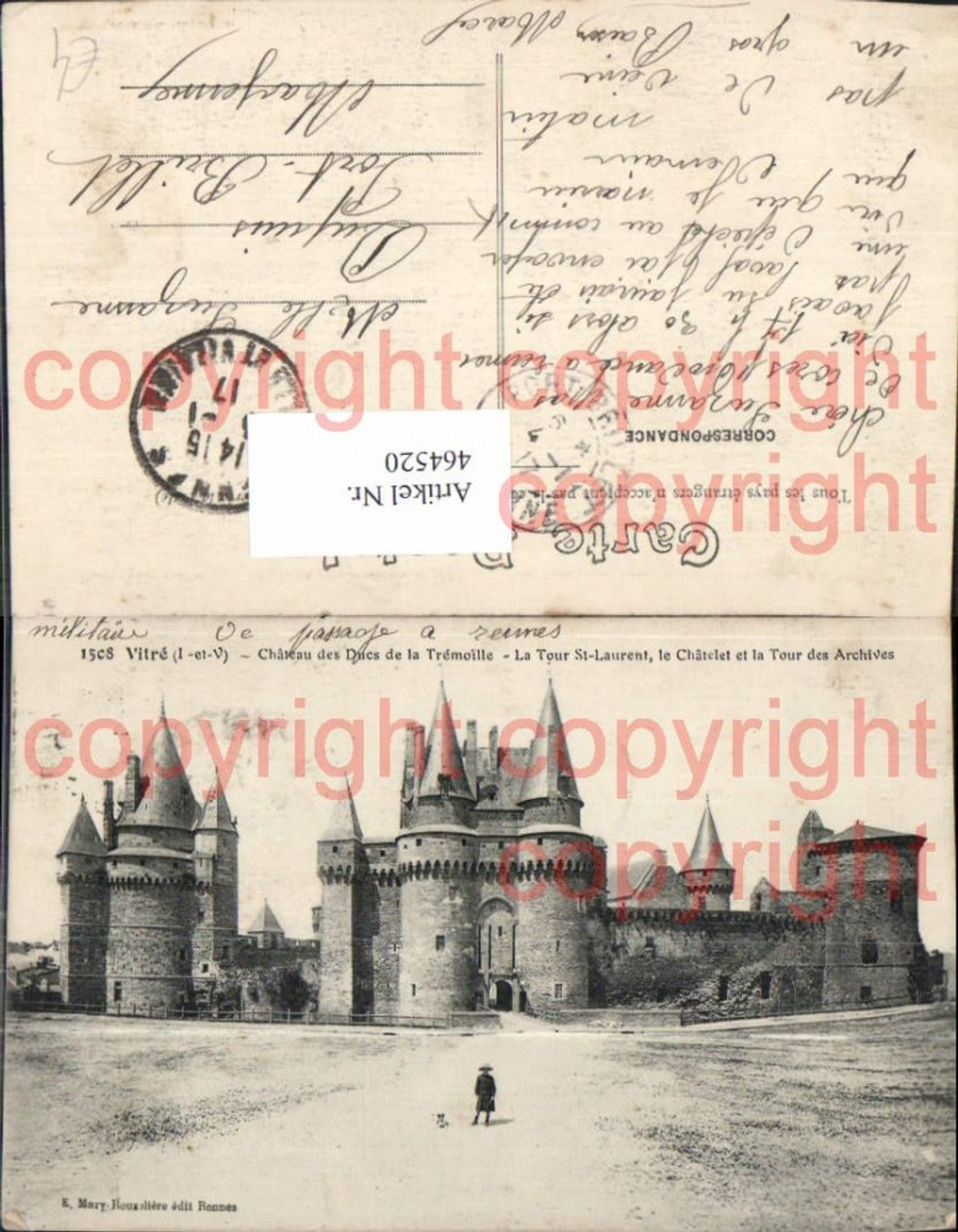 464520,Schloss Vitre Chateau des Ducs de la Tremoille La Tour St Laurent