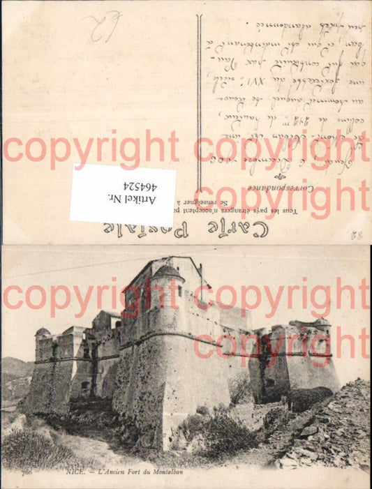 464524,Burg Nice Nizza L Ancien Fort du Montalban