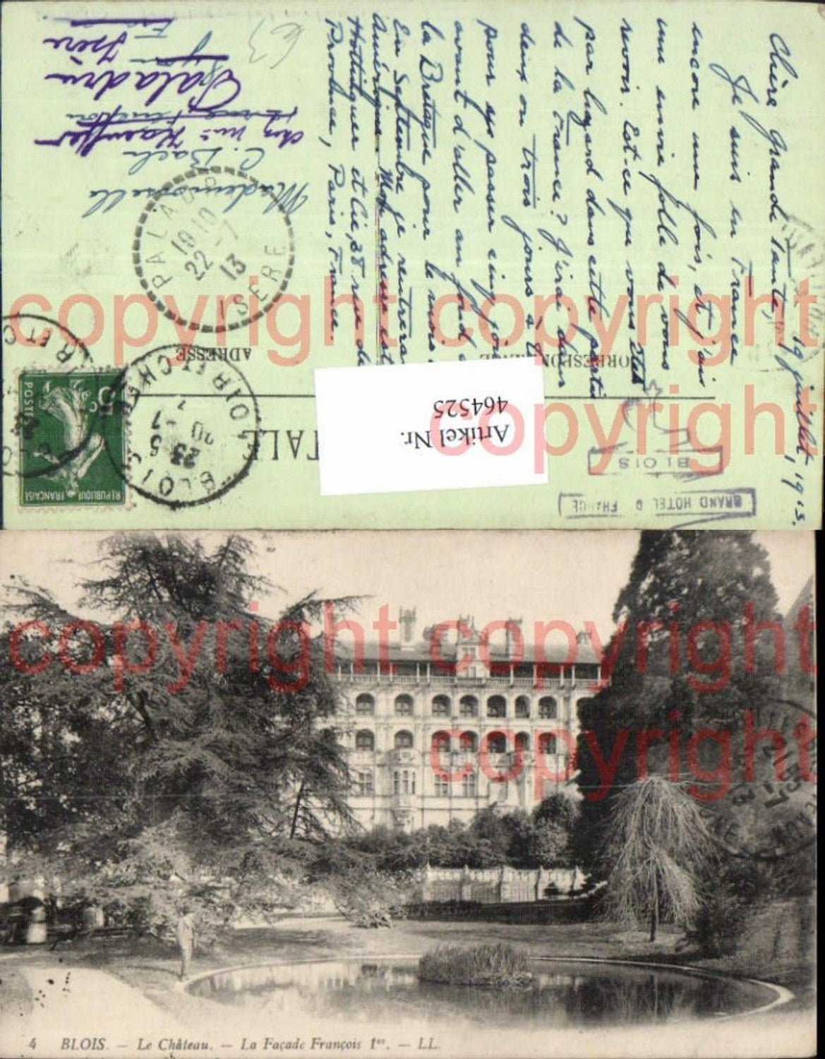 464525,Schloss Blois Le Chateau La Facade Francois 1er