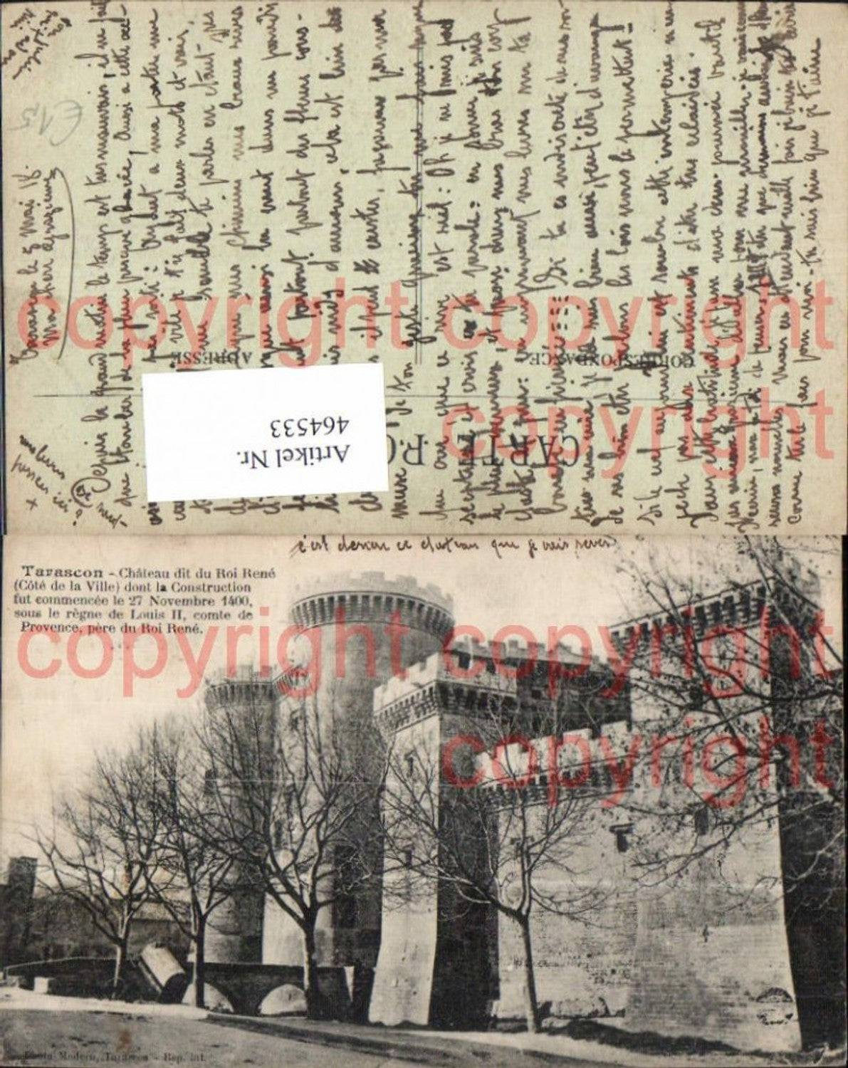 464533,Schloss Tarascon Chateau dit du Roi Rene