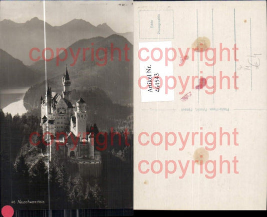 464543,Foto Ak Neuschwanstein Schwangau Schloss
