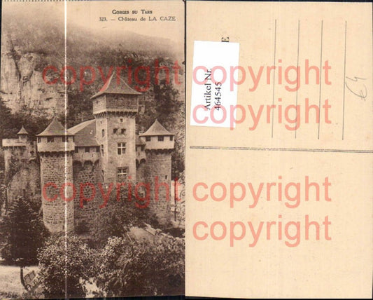 464545,Schloss Chateau de La Caze Gorges du Tarn