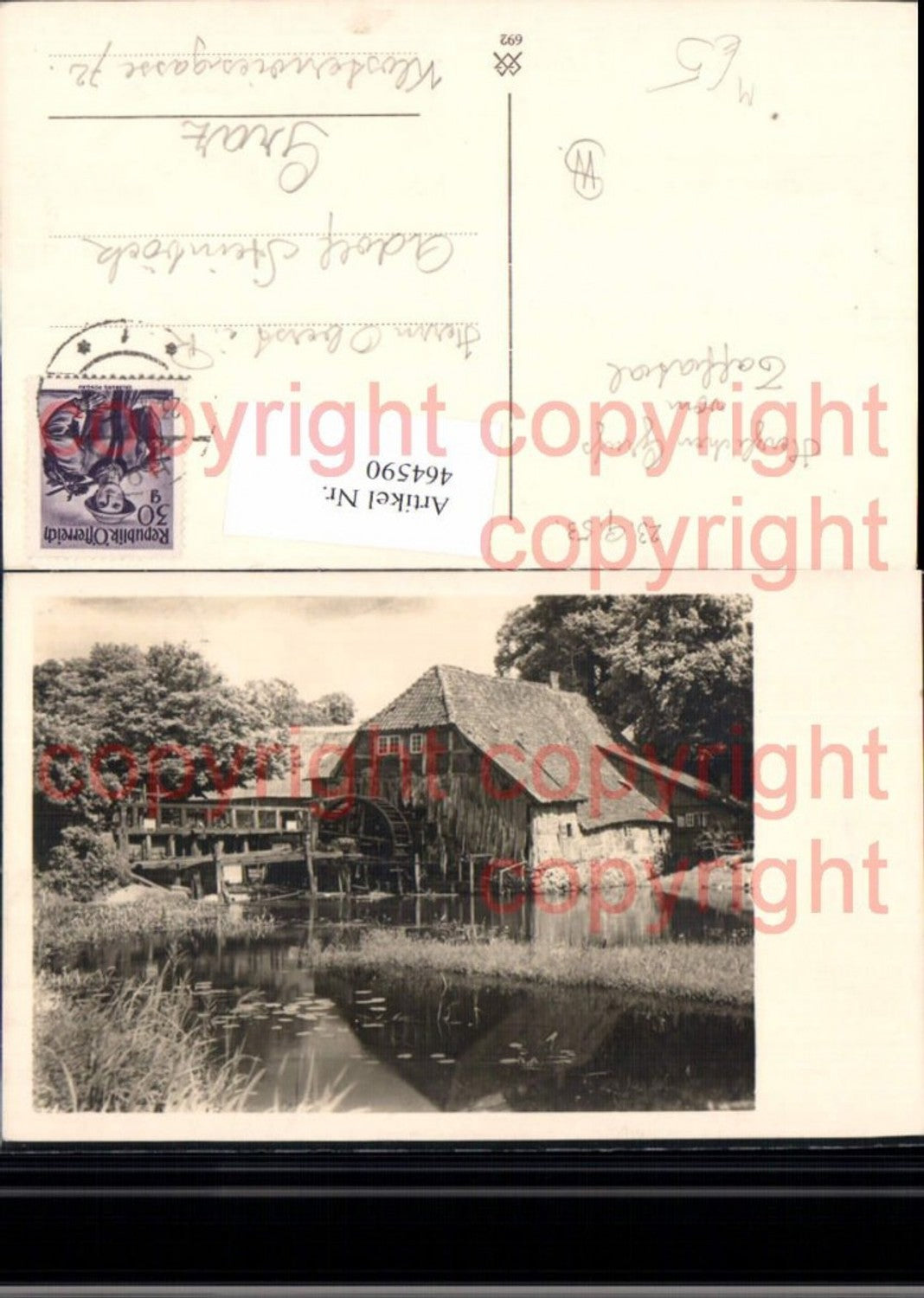 464590,Wassermühle Mühle Landschaft