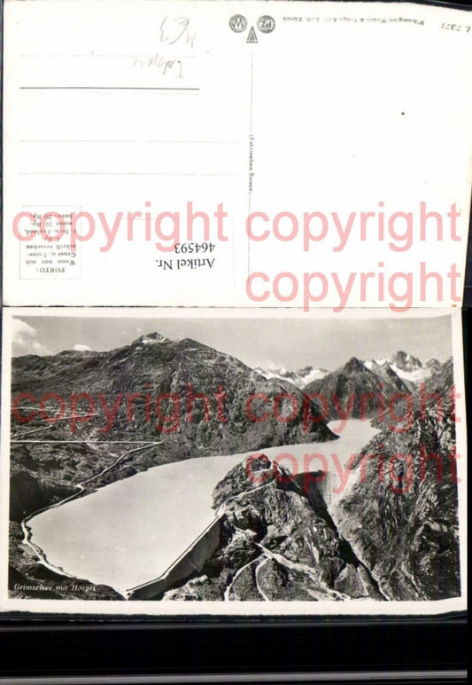 464593,Talsperre Grimelsee m. Hospiz Innertkirchen