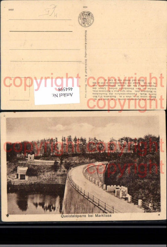 464598,Talsperre Queistalsperre b. Marklissa