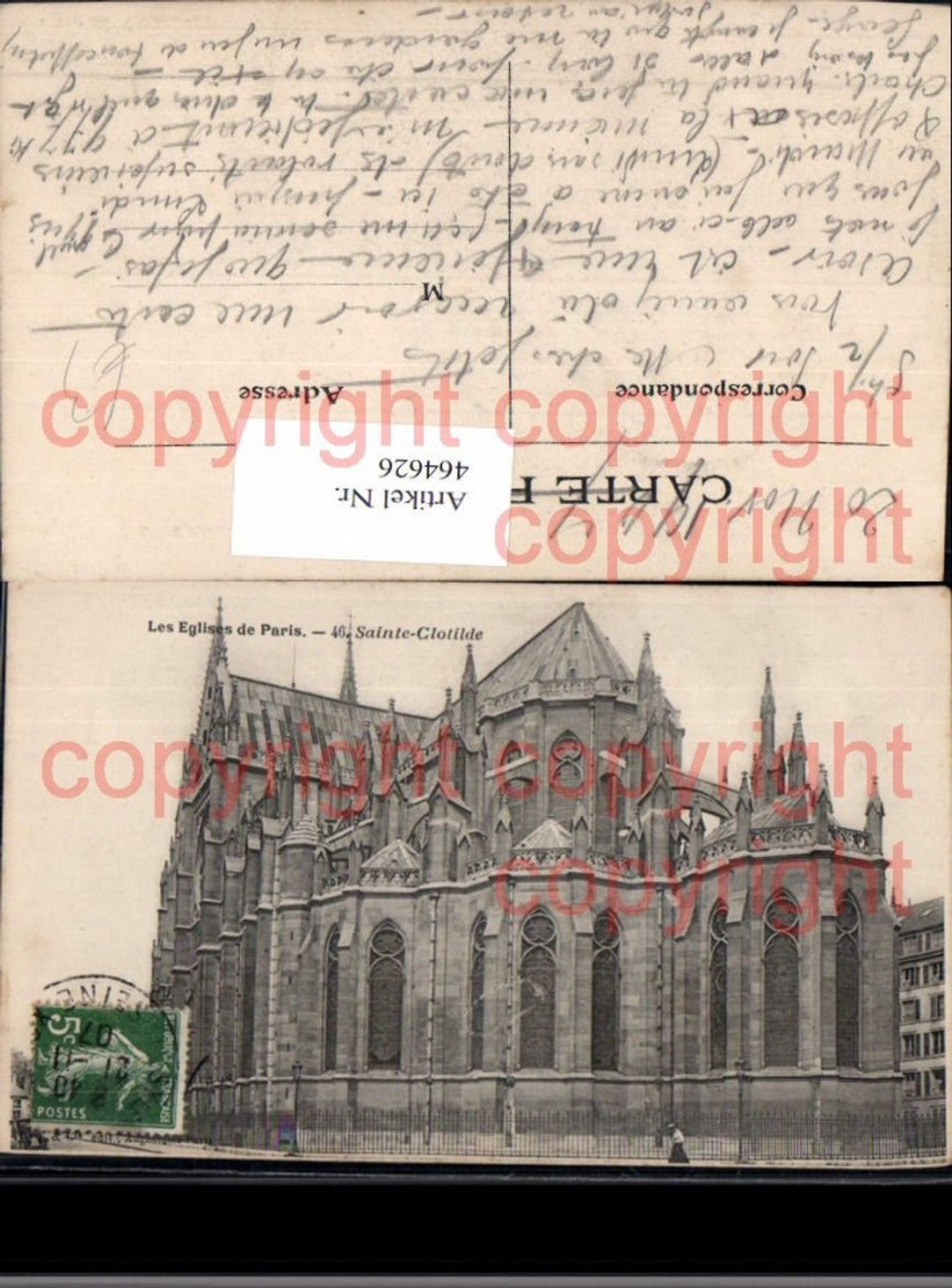 464626,Kirche Les Eglise de Paris Sainte-Clotilde