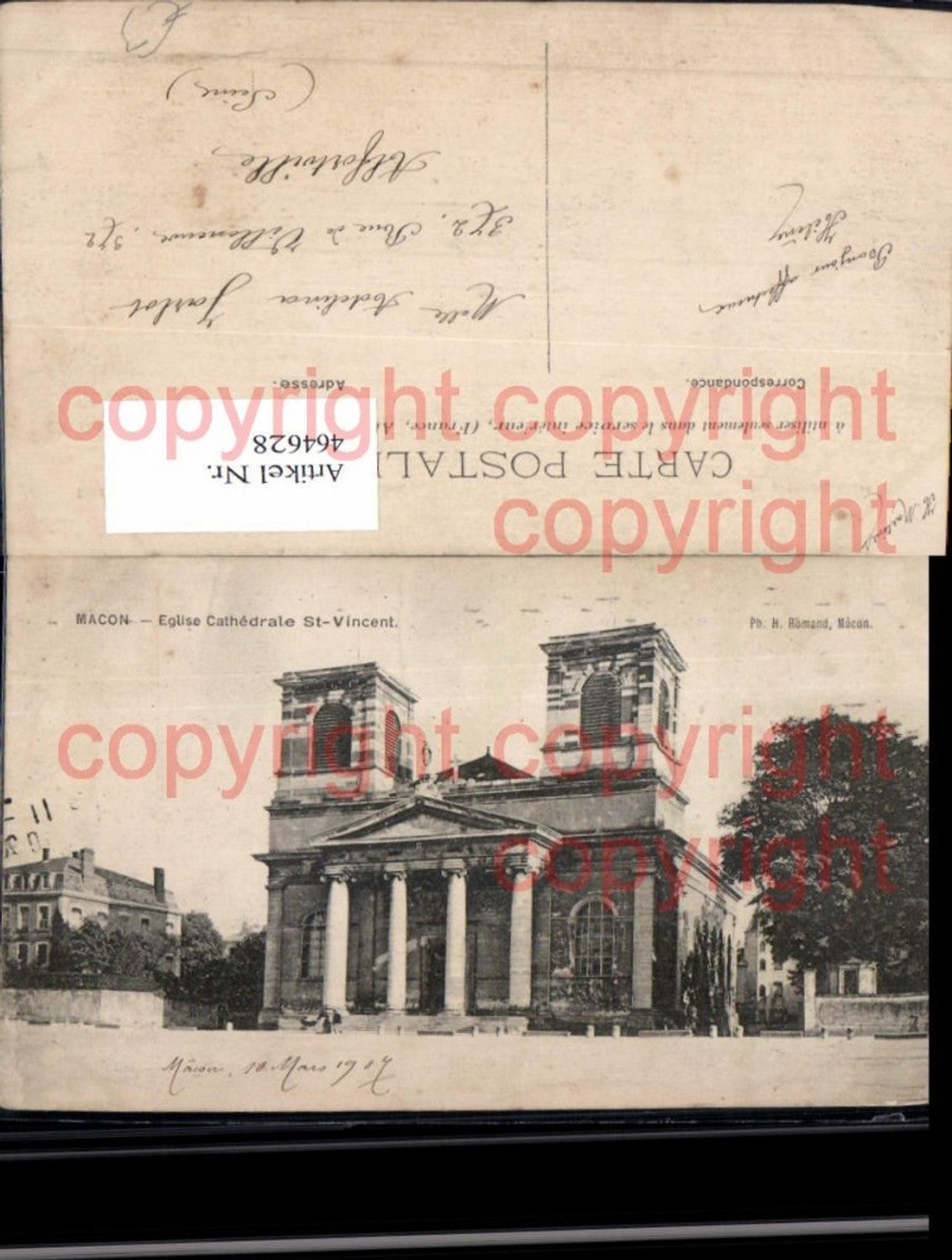 464628,Kirche Macon Eglise Cathedrale St-Vincent