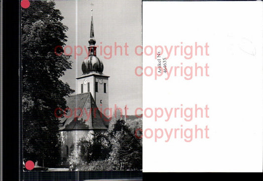464635,Kirche Ansicht m. Bäume Landschaft