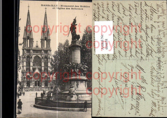 464638,Kirche Marseille Monument des Mobiles et le Eglise des Reformes