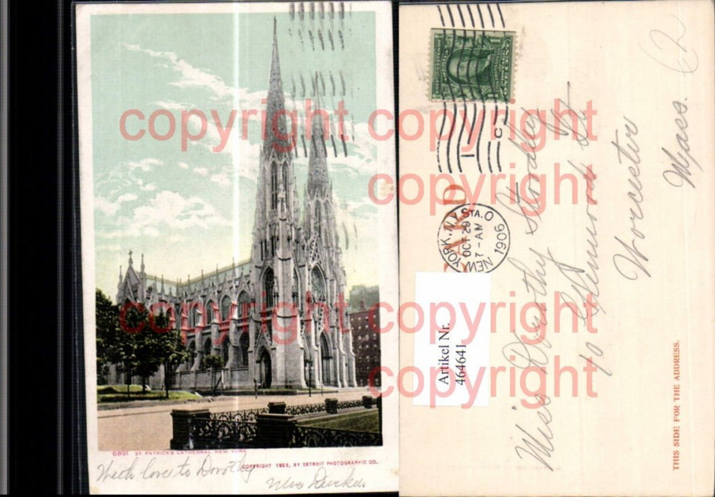 464641,Kirche New York St Patricks Cathedral