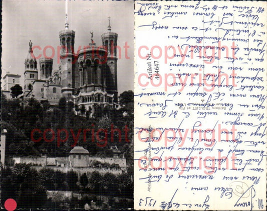 464647,Kirche Lyon Abside de la Basilique de Fourviere