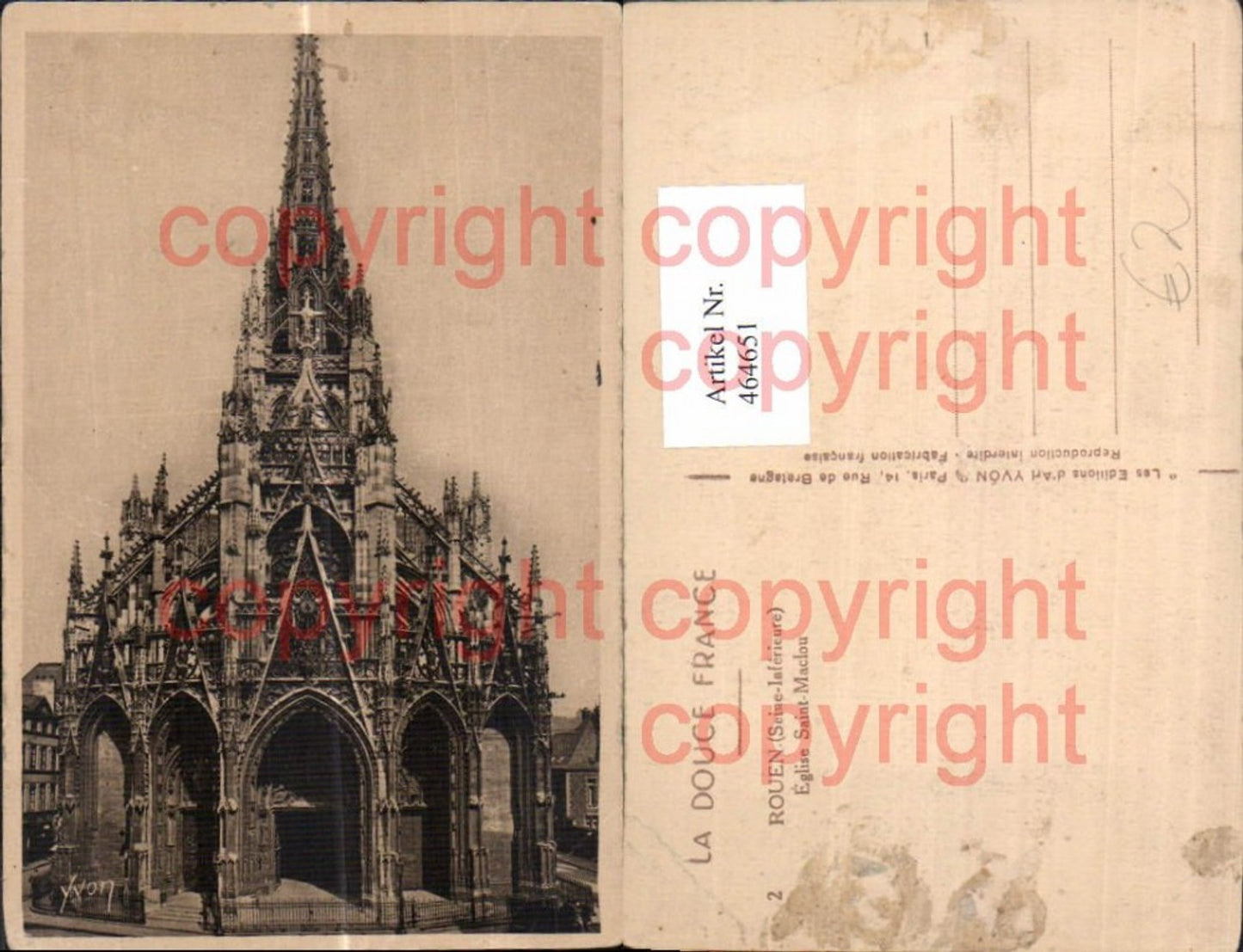 464651,Kirche Rouen Eglise Saint-Maclou