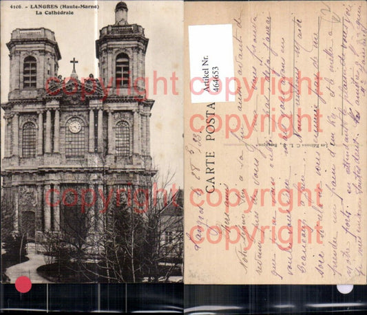 464653,Kirche Langres La Cathedrale Kathedrale
