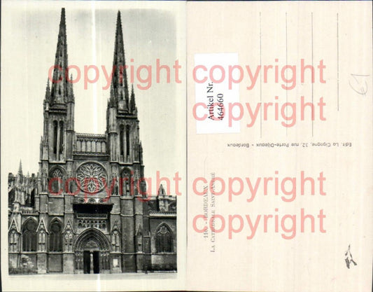 464660,Kirche Bordeaux La Cathedrale Saint-Andre
