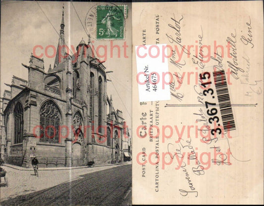 464675,Kirche Melun L Eglise Saint Aspais Fahrrad