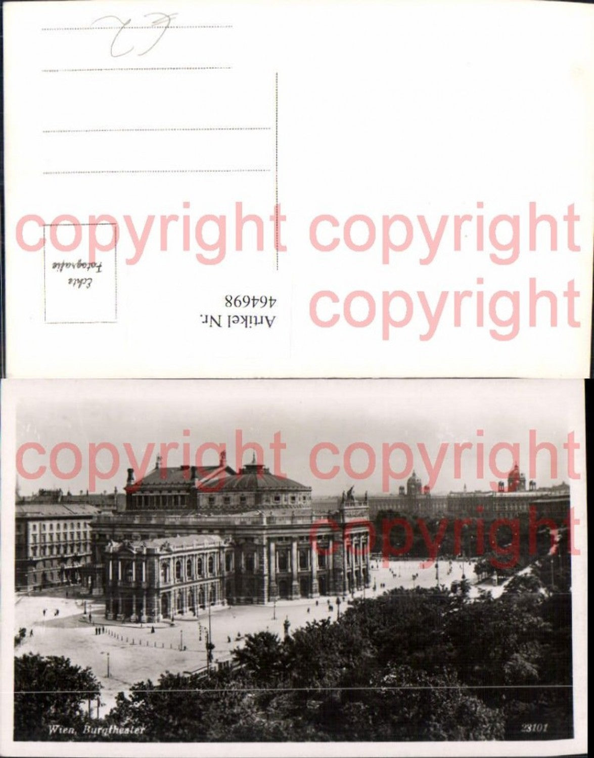 464698,Foto Ak Theater Wien Burgtheater