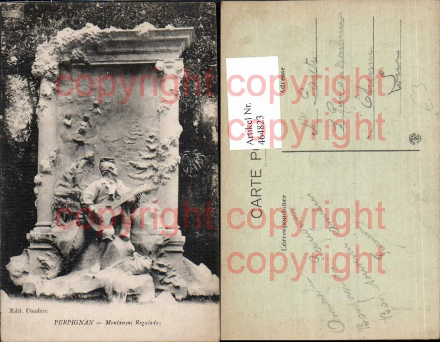 464823,Statue Monument Perpignan Montanyas Regaladas Denkmal
