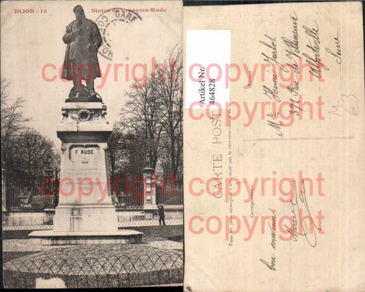 464828,Dijon Statue de Francois-Rude Monument