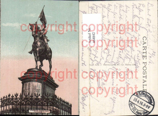 464842,Lille Statue de Jeanne d Arc Monument