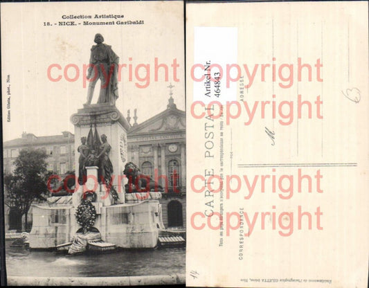 464843,Nice Nizza Statue Monument Garibaldi