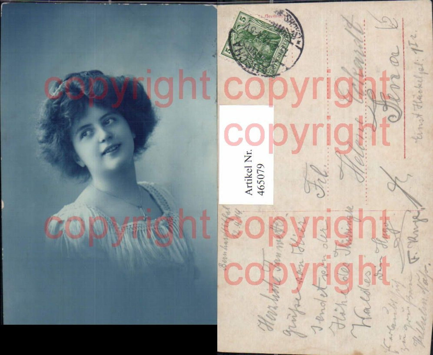 465079,Frau Edwardian Girl Halskette Schmuck Beauty photo Postcard