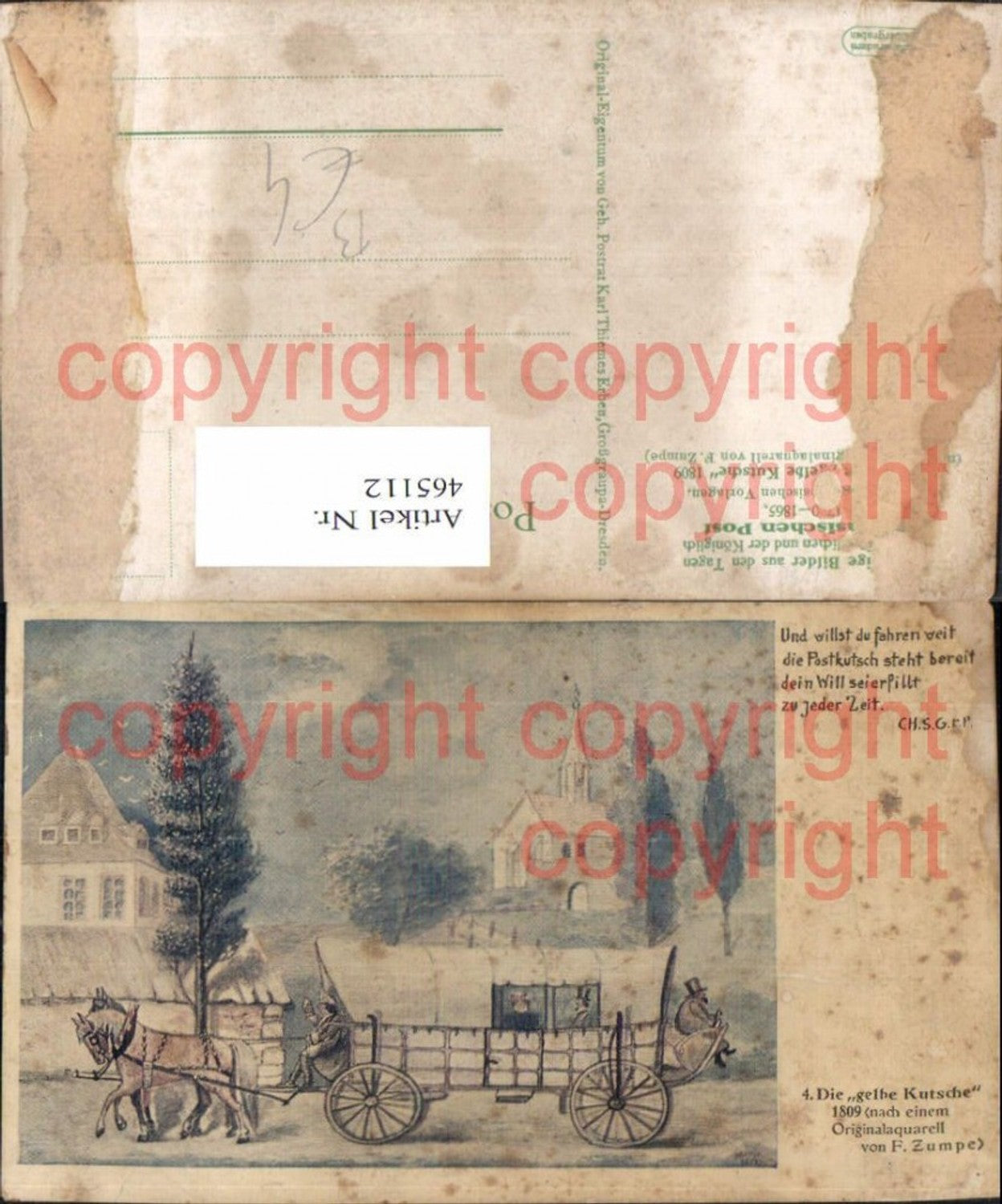 Alte Ansichtskarte – Old Postcard
