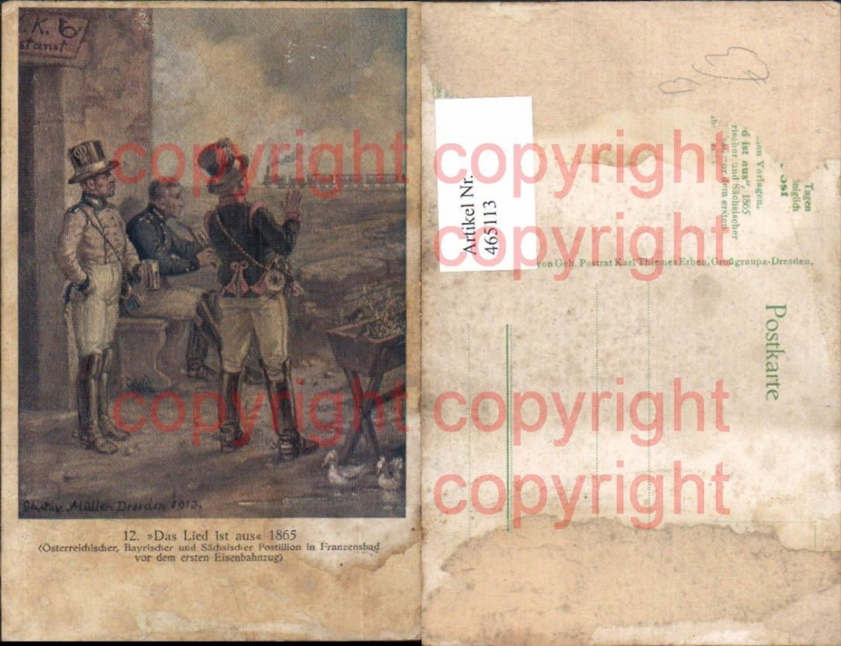 Alte Ansichtskarte – Old Postcard