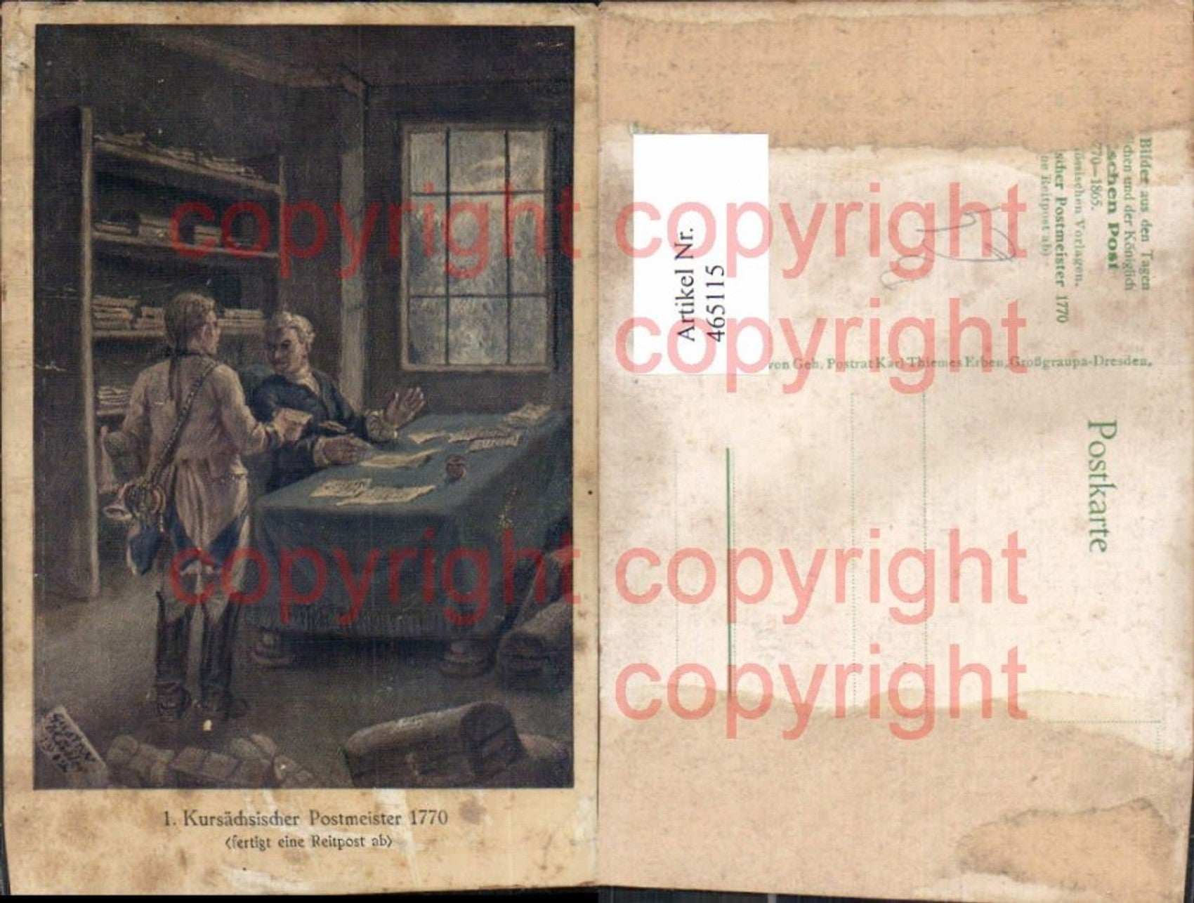Alte Ansichtskarte – Old Postcard