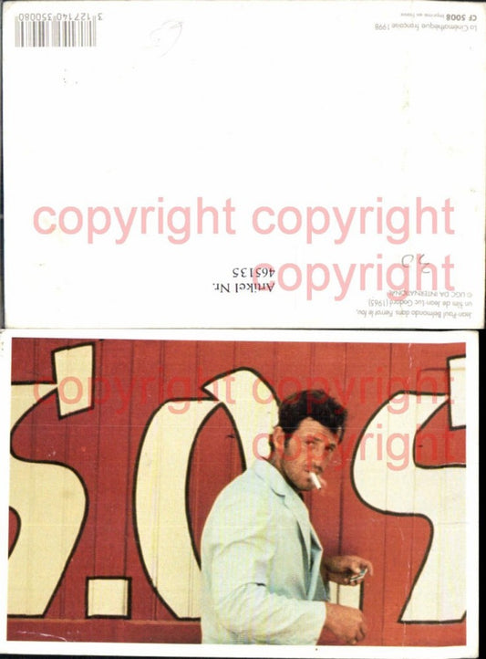 465135,Schauspieler Jean-Paul Belmondo Pierrot le fou Rauchen