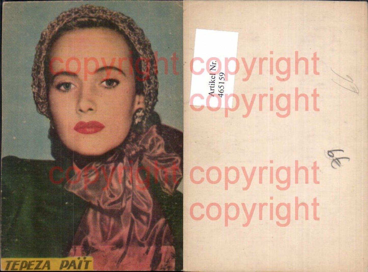 465159,Schauspielerin Tepeza Pait