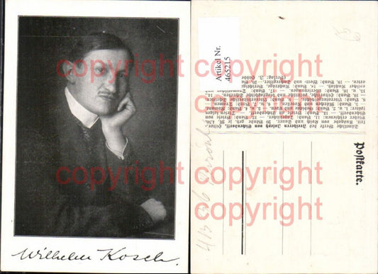 465215,Wilhelm Kosel Kunst Wissenschaft