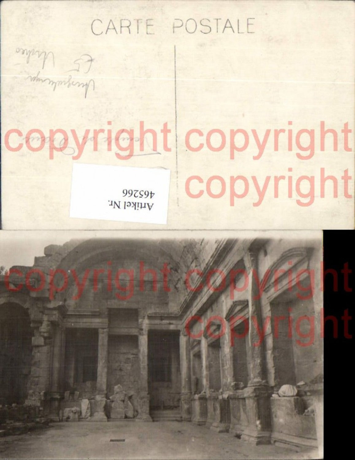 465266,Nimes Tempel der Diane Archäologie Ausgrabung