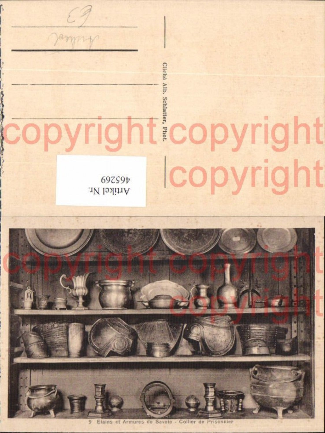 465269,Etains et Armures de Savoie Collier de Prisonnier Geschirr Archäologie Ausgrabung