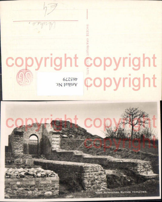 465279,Avenches Ruines romaines Ruine Archäologie Ausgrabung