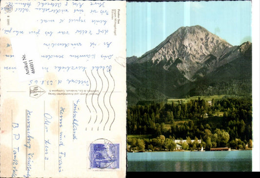 466011,Faakersee See b. Faak m. Mittagskogel Bergkulisse