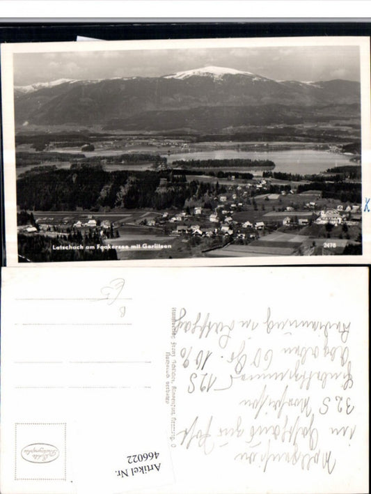 466022,Latschach am Faakersee Totale m. Gerlitzen Bergkulisse