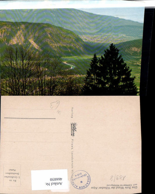 466050,Rote Wand der Villacher Alpe b. Bad Bleiberg m. Gerlitze