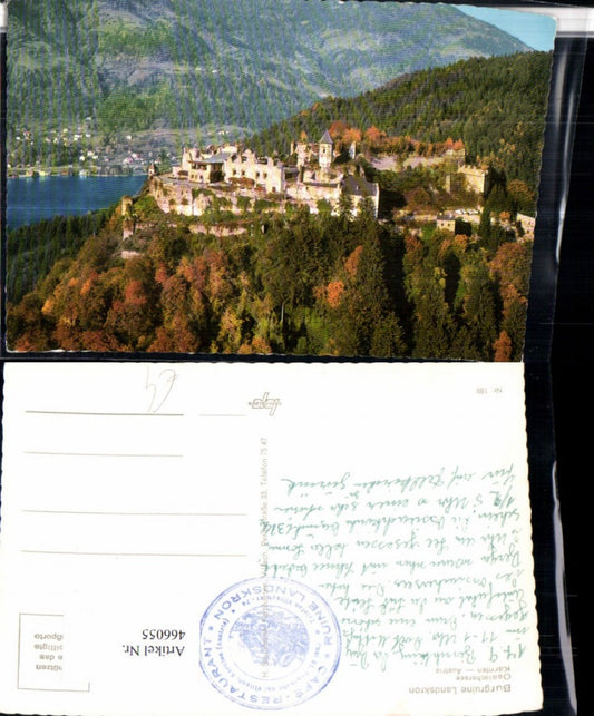 466055,Villach Burgruine Burg Landskron m. Ossiachersee