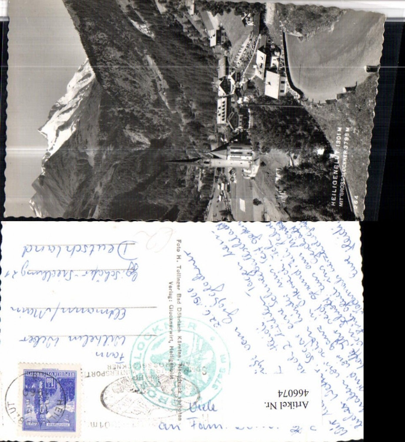 466074,Heiligenblut Totale m. Großglockner Bergkulisse