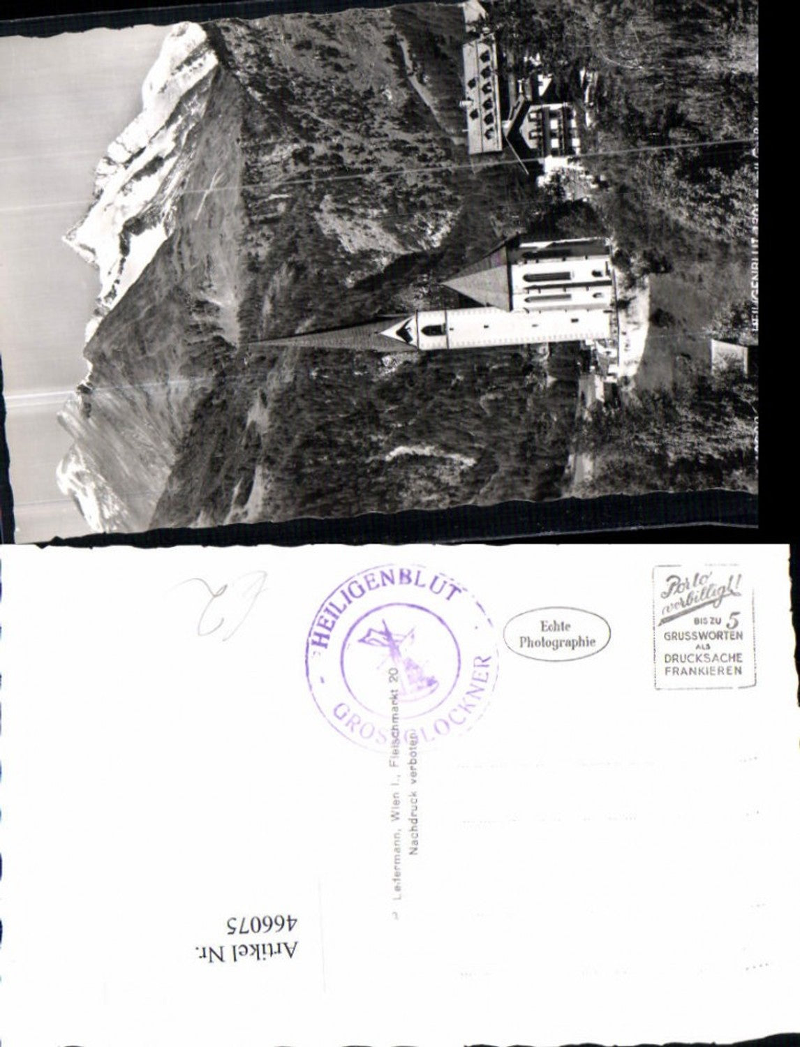 466075,Heiligenblut Kirche m. Großglockner Bergkulisse