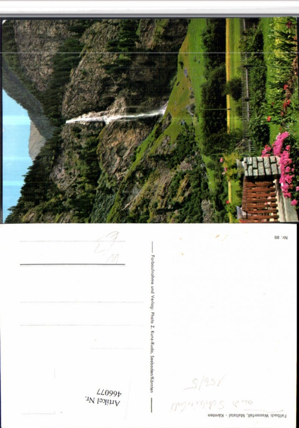 466077,Maltatal b. Malta Fallbach Wasserfall