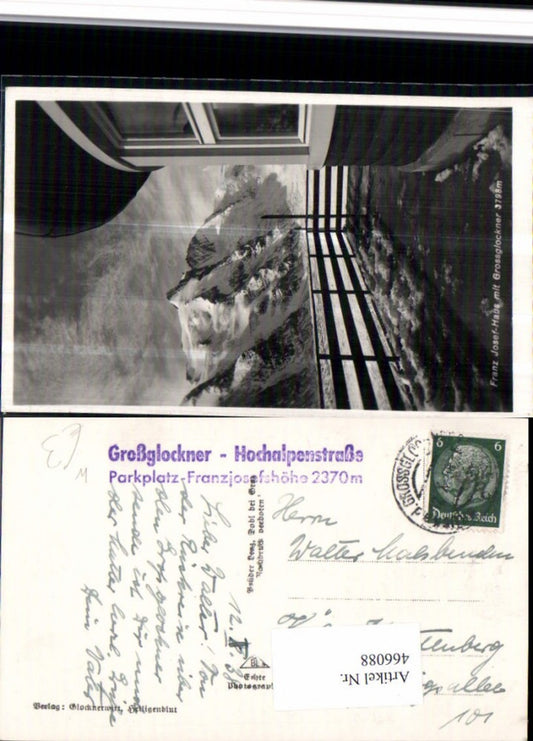 466088,Franz Josef-Haus b. Heiligenblut m. Großglockner Bergkulisse