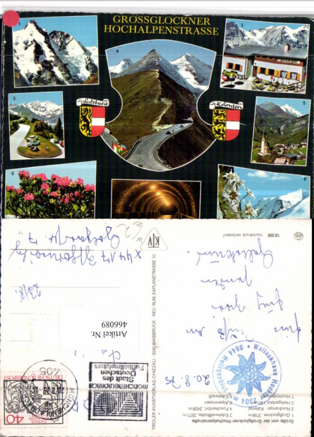 466089,Großglockner Hochalpenstraße b. Heiligenblut Mehrbildkarte