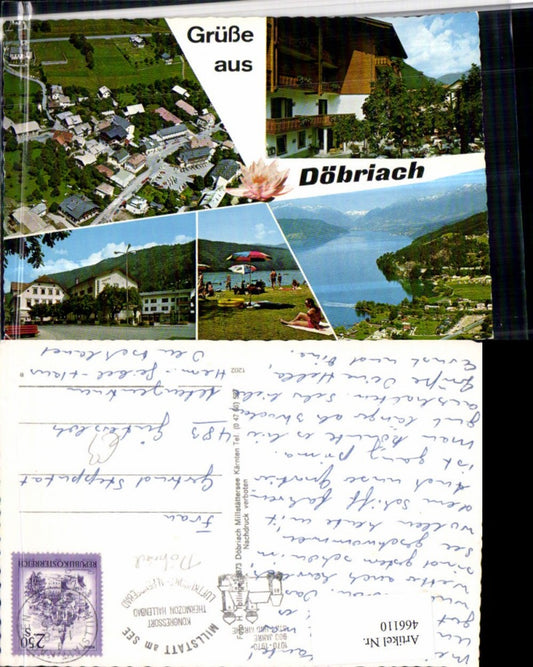 466110,Döbriach am Millstättersee Totale Mehrbildkarte