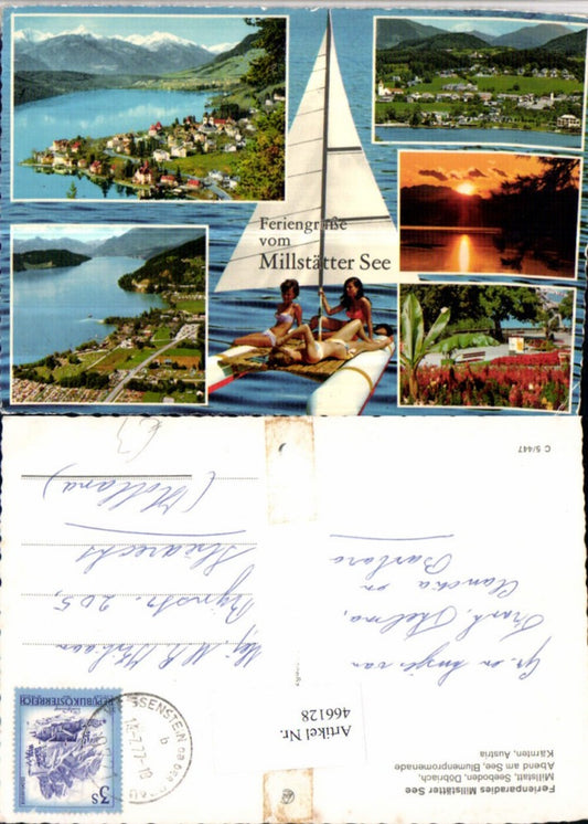 466128,Millstatt Seeboden Döbriach Totale Bademode Mehrbildkarte