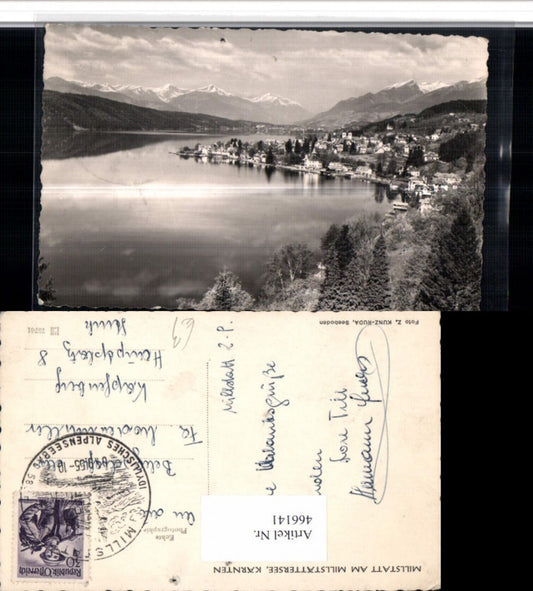 466141,Millstatt am Millstättersee Totale See Bergkulisse