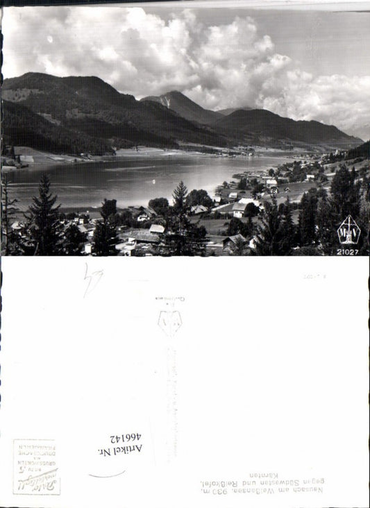 466142,Neusach am Weißensee Totale See Bergkulisse